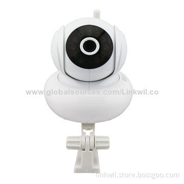 Pan and Tilt IP Camera with Two-way Audio and Night Vision, 1,280 x 720 Pixels Resolution